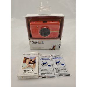 Polaroid Snap 10.0MP Digital Camera - Red 32GB built in battery with zinc paper